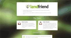 Desktop Screenshot of lendfriend.com