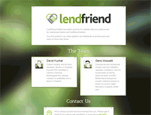 Tablet Screenshot of lendfriend.com